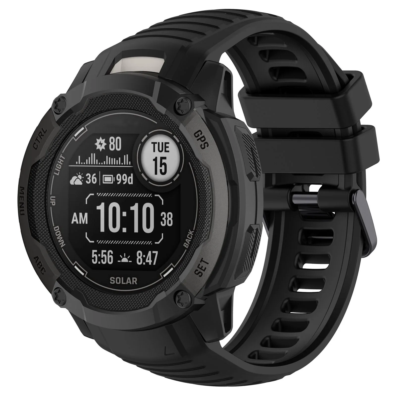 For Garmin Instinct 2X Solar Silicone Sports Watch Band - Essential Garmin Accessories EnduroBAND