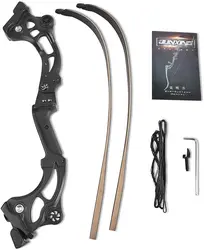 64inch JUNXING F163  Recurve Bow American Bow 23Inch Aluminum Alloy Riser 30-50lbs limbs Archery Hunting Shooting Fishing bow