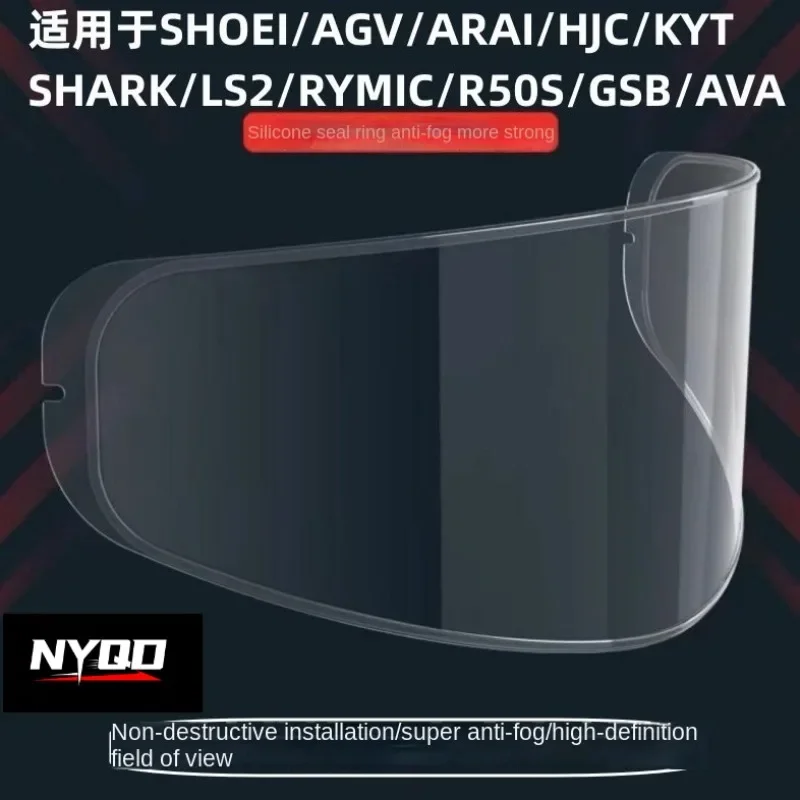 

Special Lens Anti Fog Sticker Suitable for AGV/SHOEI/RAI Universal Snap on Anti Fog Sticker Helmet Accessories Шлем 투구 부품