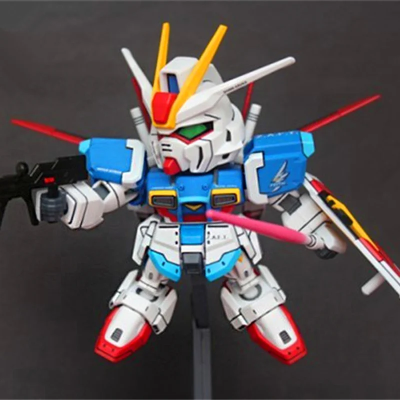 Figura de acción de Gundam zgmf-x56s-alfa para niños, Kit de modelo ensamblado, Original, genuino, SD, BB, Force Impulse, Gundam, Gunpla, regalo para niños