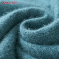 Men's 100% Pure Mink Cashmere Sweater O-Neck Pullovers Knit Sweater Autumn and Winter New Long Sleeve High-End Jumpers Mink Tops - Image 4