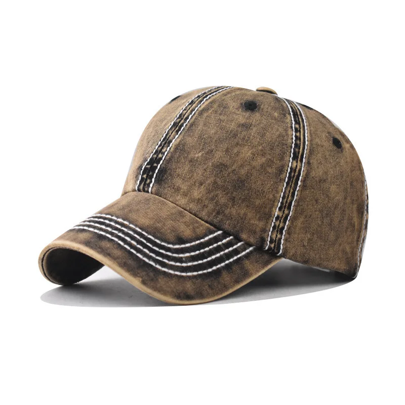 

New Outdoor Washed Vintage Denim Baseball Cap For Men And Women, Skin-Friendly Feel, High-End Dad Hat