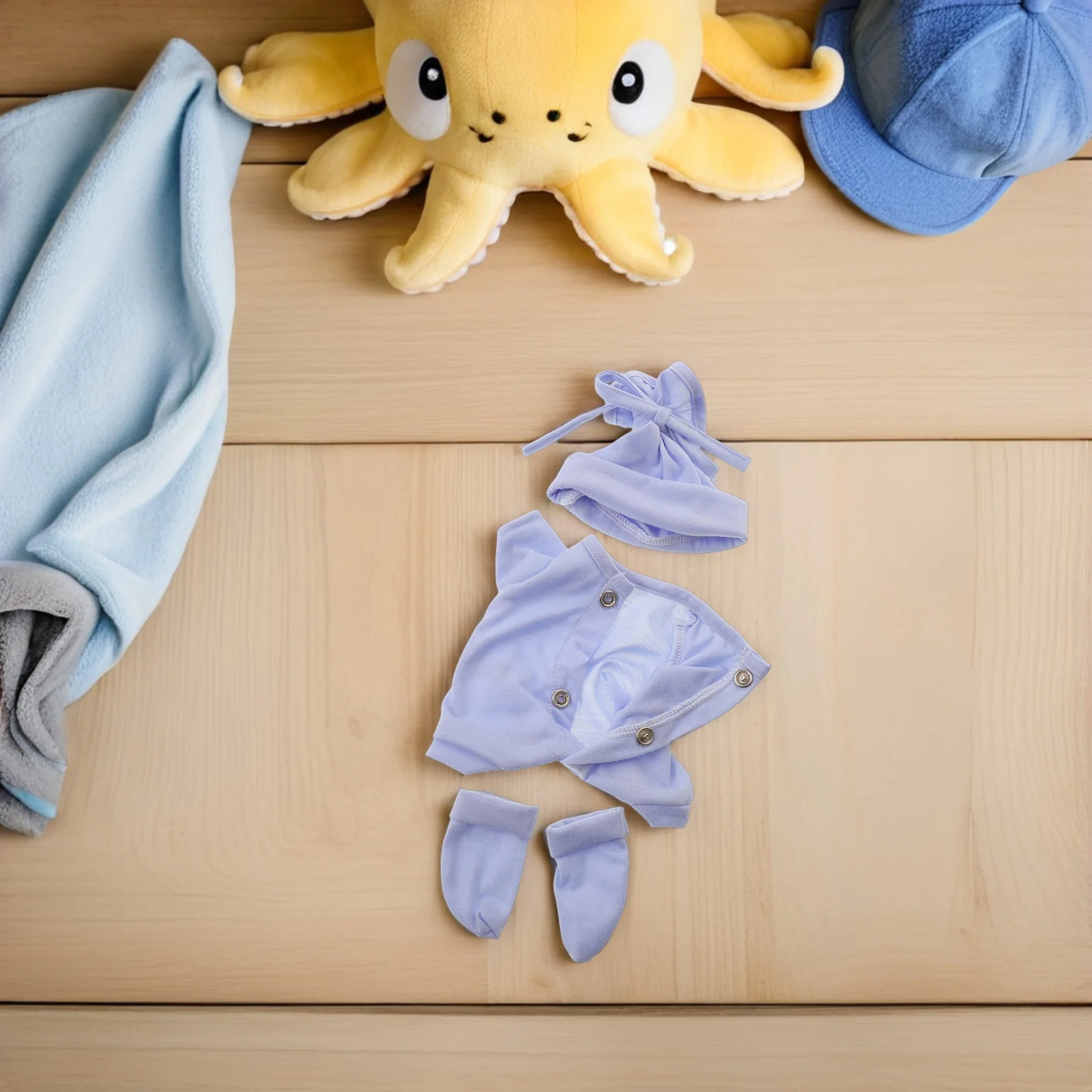 1 set 1 set 10 inch winterbaby-outfits Hoed Kerst Poppenhuis Garderobekostuum Knuffels Verkleedaccessoires Kleding voor kinderen