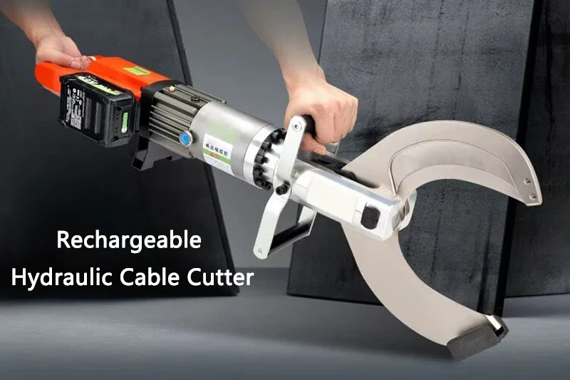 Rechargeable Electric Hydraulic Cable Cutter LZ-120 High Power 250KN Copper Aluminum Armored Cable Cutting Machine