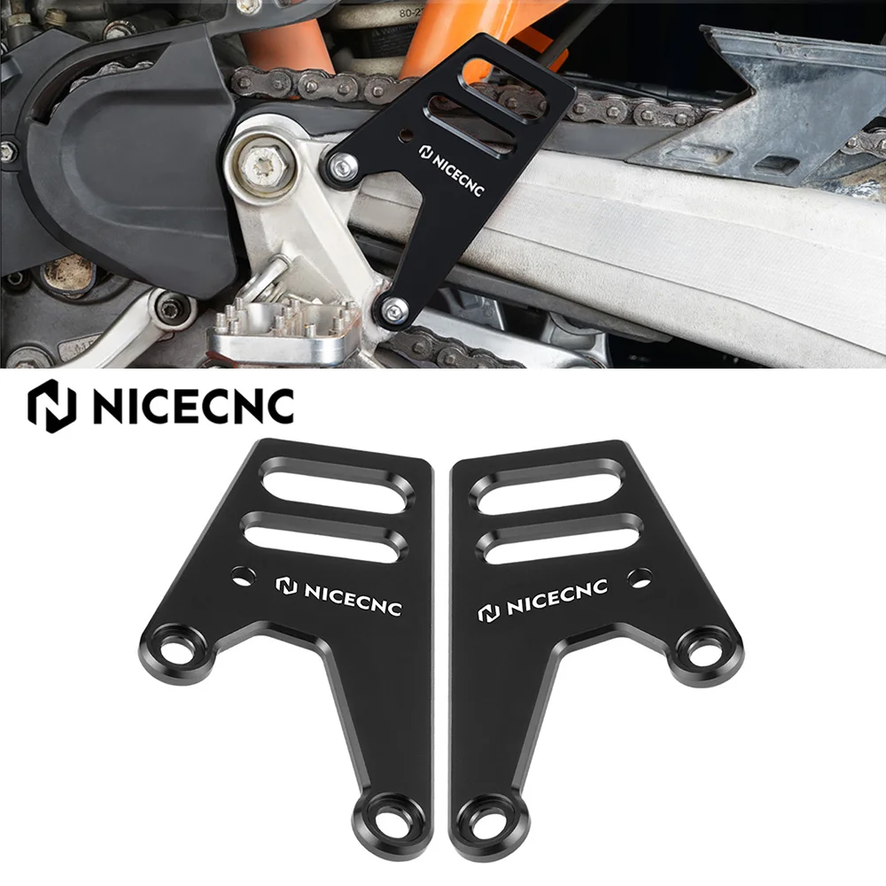Para KTM 690 Enduro/SMC/R 2008-2024 Husqvarna 701 Enduro SM Supermoto 16-2024 Protector de cubierta de talón soportes de bolsas sin estante