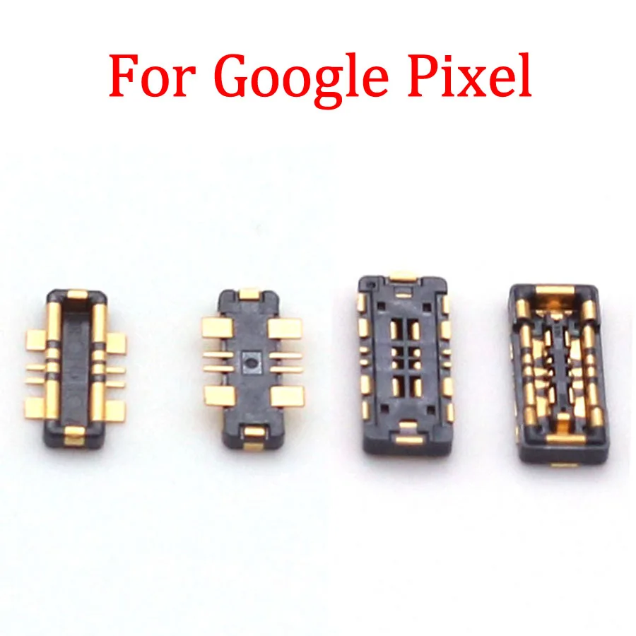 2Pcs Battery FPC Connector Clip Contact For Google Pixel 3 4 XL 3XL 4XL 4a 5 5a 6 7 Pro On Board Mainboard Flex Cable Parts