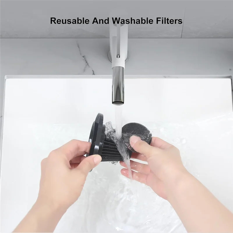 AB43-8PCS Filtr zamienny do odkurzacza Black Decker EV1416 3-w-1 Lekki, przewodowy, pionowy odkurzacz Akcesoria Zmywalny filtr