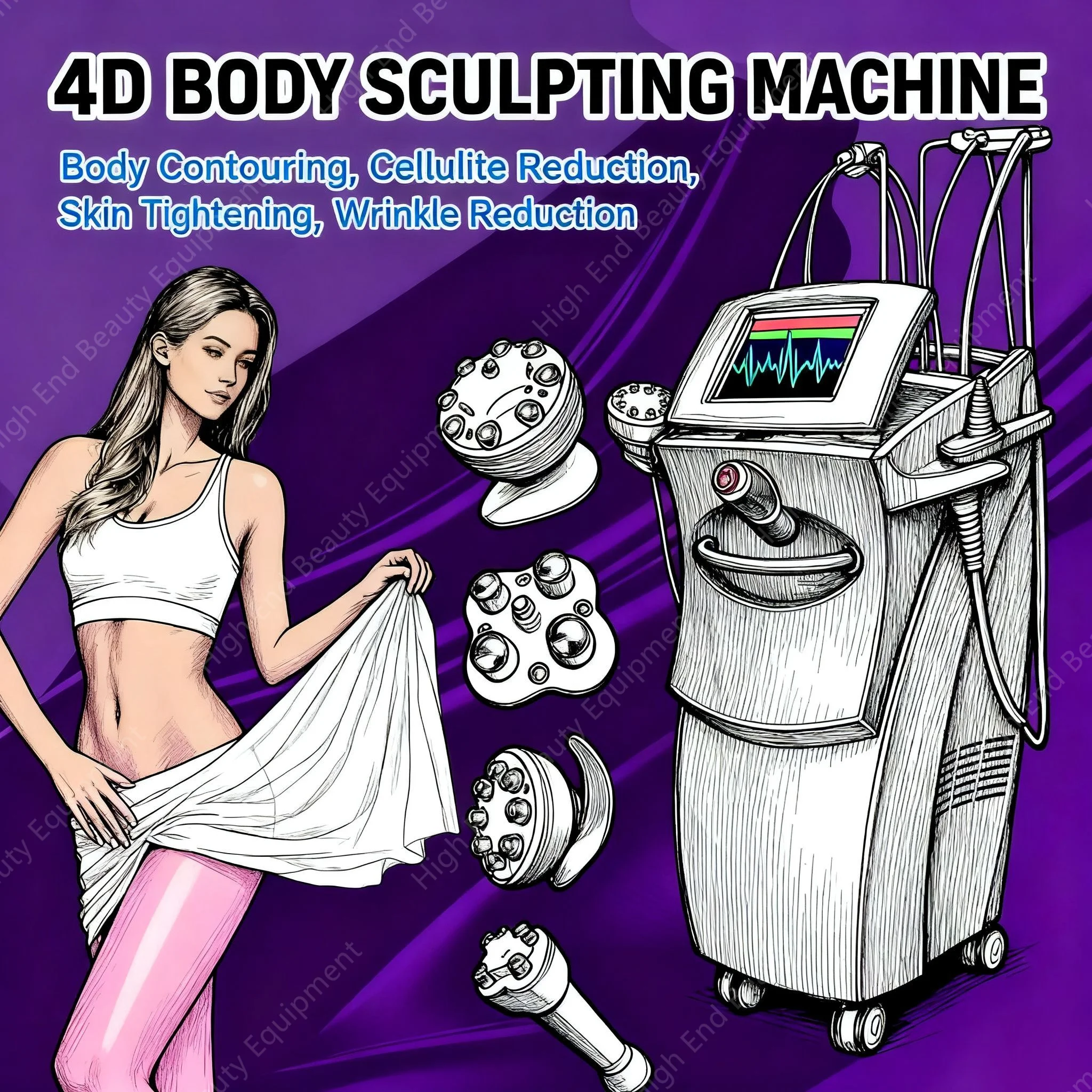 

Venus Legacy Body Cellulite Treament Radio Frequency Original Cavitation Slimming Vacuum Roller Facial Firming Fat Burning NEW