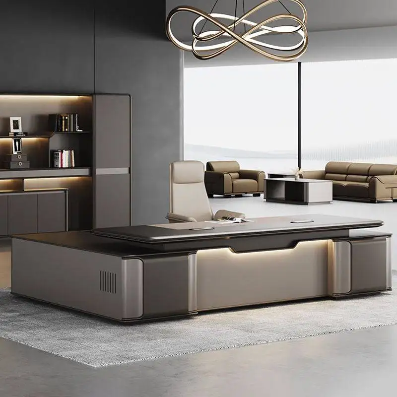 Commercial CEO Director Office Desk Boss Black Executive Table Rest Assured You're In The Right Track