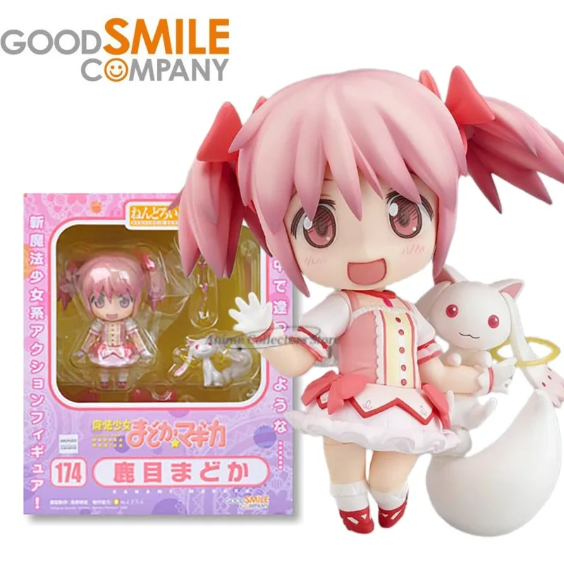 

В наличии Оригинальный Good Smile Nendoroid # Фигурка Канамэ Мадоки из аниме «Мадока Магика», модель-игрушка, украшение, подарок (174)