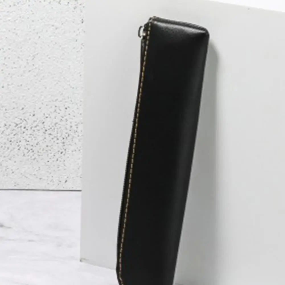 Small Pencil Case Bag Cosmetic Bag Durable Zipper Pu Leather Makeup Pouch Bag Holder Fashion Pencil Case For Girls