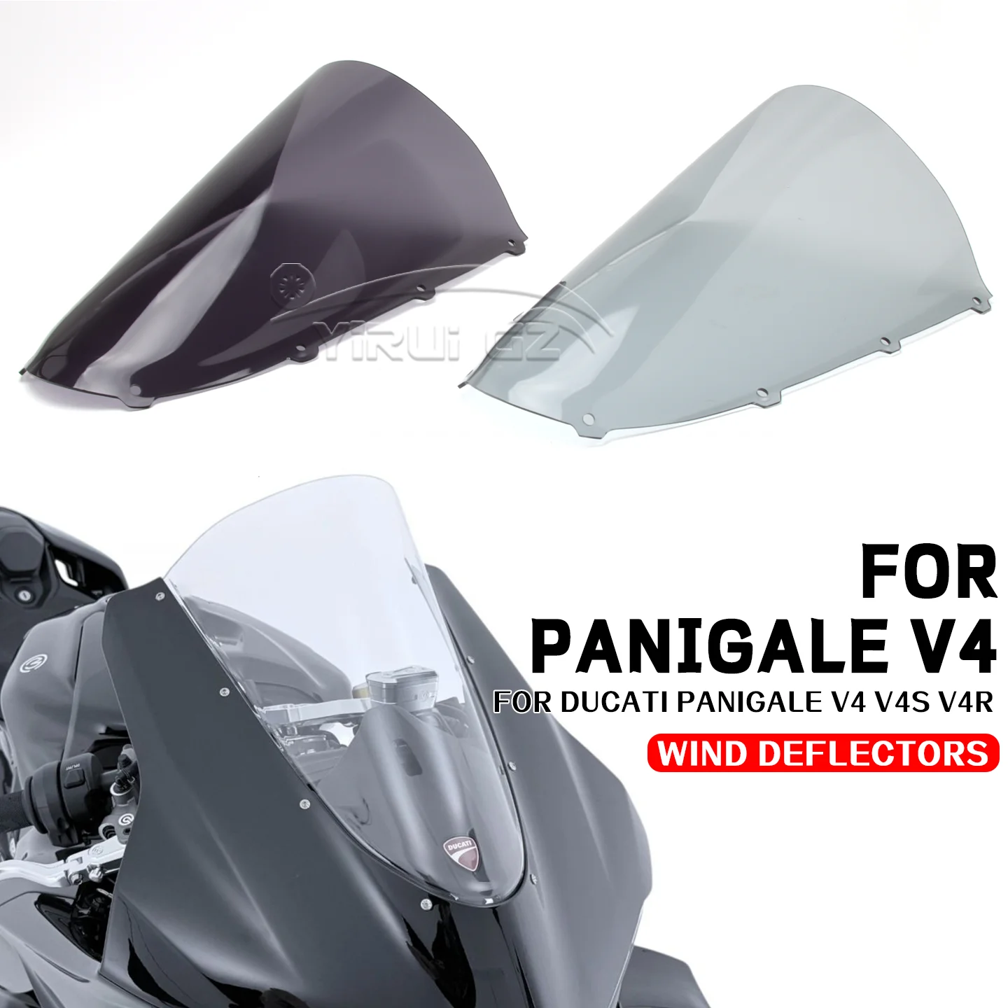

Дефлектор для увеличения ветрового стекла для Ducati Panigale V4 V4S V4R 2025, ветровые стекла, спойлер для лобового стекла мотоцикла V4 V4S V4R