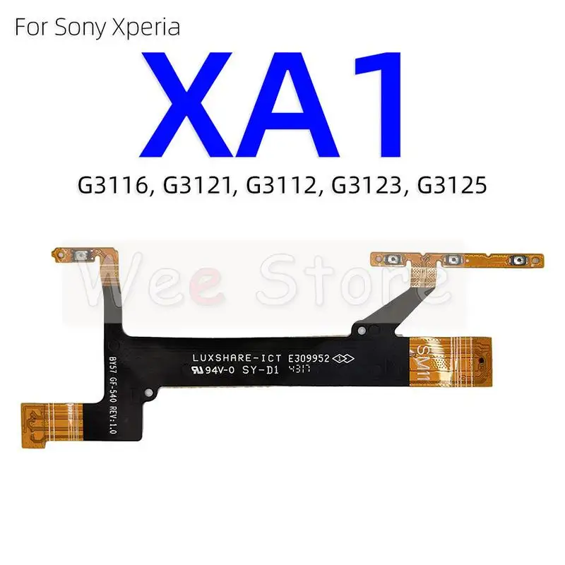 AiinAnt For Sony Xperia X XA XA1 XA2 1 5 10 II III 2 3 Plus Ultra Compact Power on off Volume Buttons Side Key Flex Cable