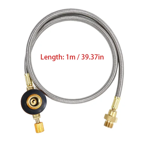 Imagen 2 del producto Adaptador de Gas para estufa de Camping al aire libre, convertidor de estufa dividido, adaptador de Gas butano, accesorios para equipo de Camping y Picnic