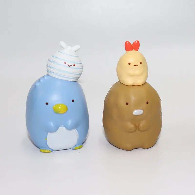 8pcs Kawaii すみっコぐらし Sumikko Gurashi desktop ornament toys.Cute dolls PVC material is not easy to oxidize and discolor.small gift