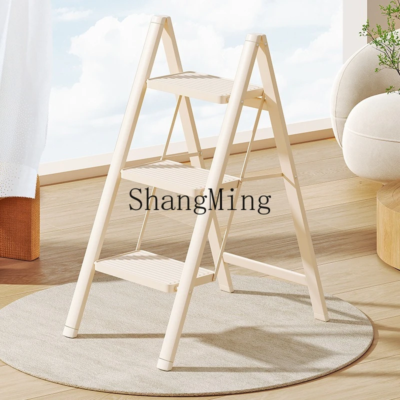 FG good-looking household ladder folding telescopic thickened herringbone ladder indoor stairs multifunctional ladder