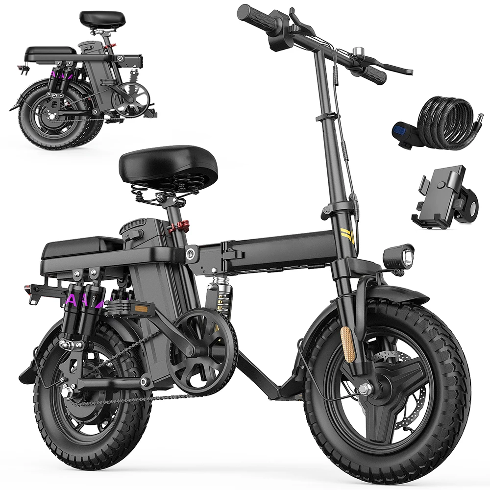 Envío Gratis Bicicleta Eléctrica Plegable de Largo Alcance 2026 400W Certificada UL, Stock en EE. UU. Lista para Dropshipping y Uso Diario