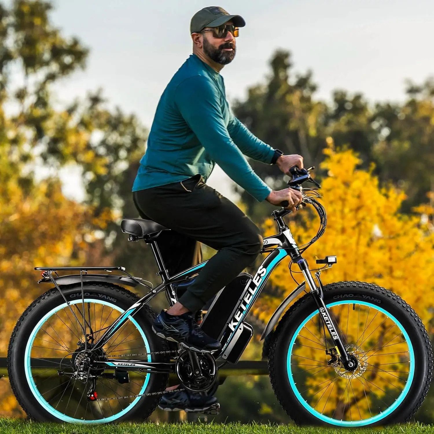 

Electric Bike 27 MPH 48V15Ah Removable Battery Max 40-80 Miles E Bike for Adults 26" Fat Tire Ebike 21-Speed All, Custom