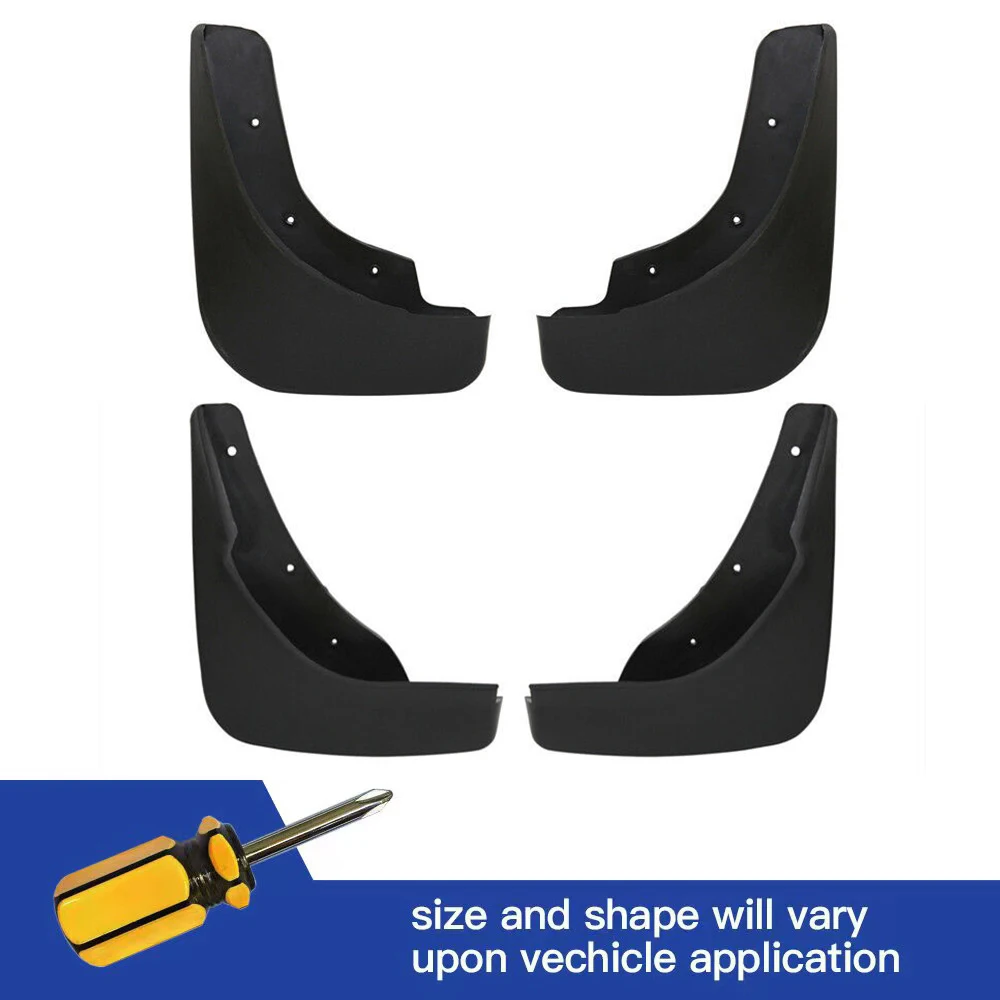 

4Pcs Front & Rear Mud Flaps Splash Guards Mudguards Black Fit For Volkswagen VW Passat B6 3C Estate Variant 2005-2011