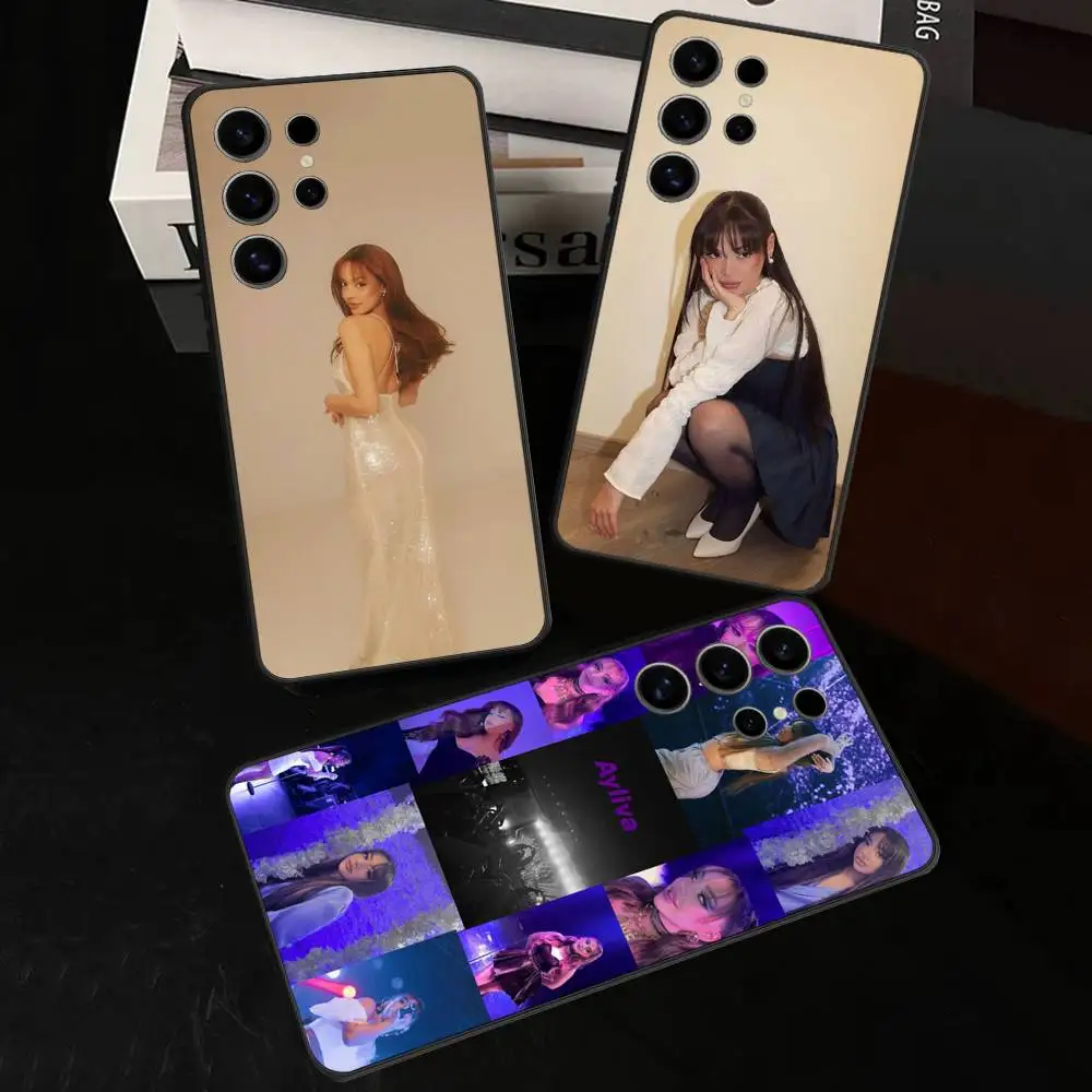 A-Ayliva Singer Phone Case For Samsung Galaxy A55 A54 A53 A52 A21S A30S A40 A32 Ultra Plus FE TPU Soft Cover