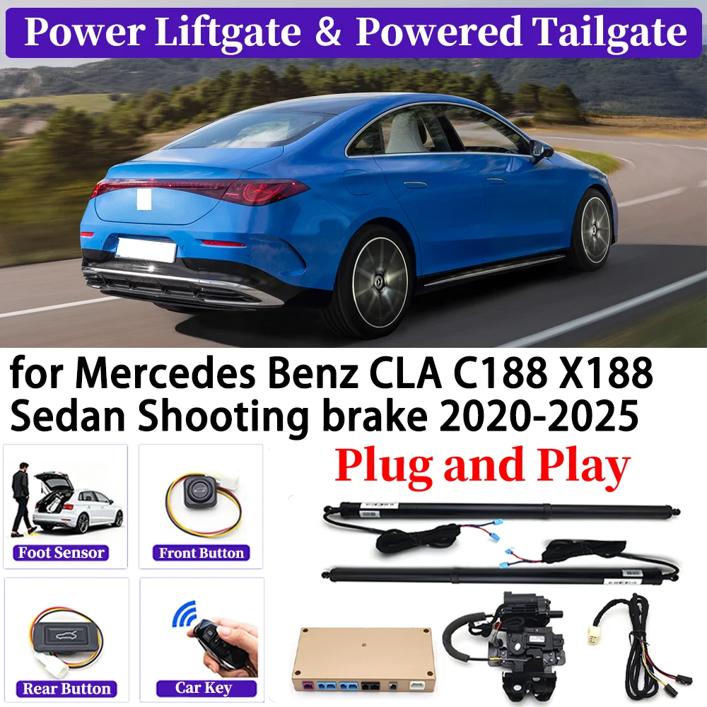 

for Mercedes Benz CLA C188 X188 Sedan Shooting brake 2020-2025 OEM Car Automatic Power Liftgate Kit Smart Auto Electric Tailgate
