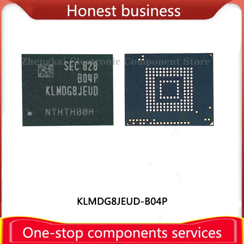 KLMDG8JEUD-B04P 100% Working 100% Quality eMMC BGA153 128Gb Chip Mobile Phone Hard Disk Memory Computer Storage KLMDG8JEUD