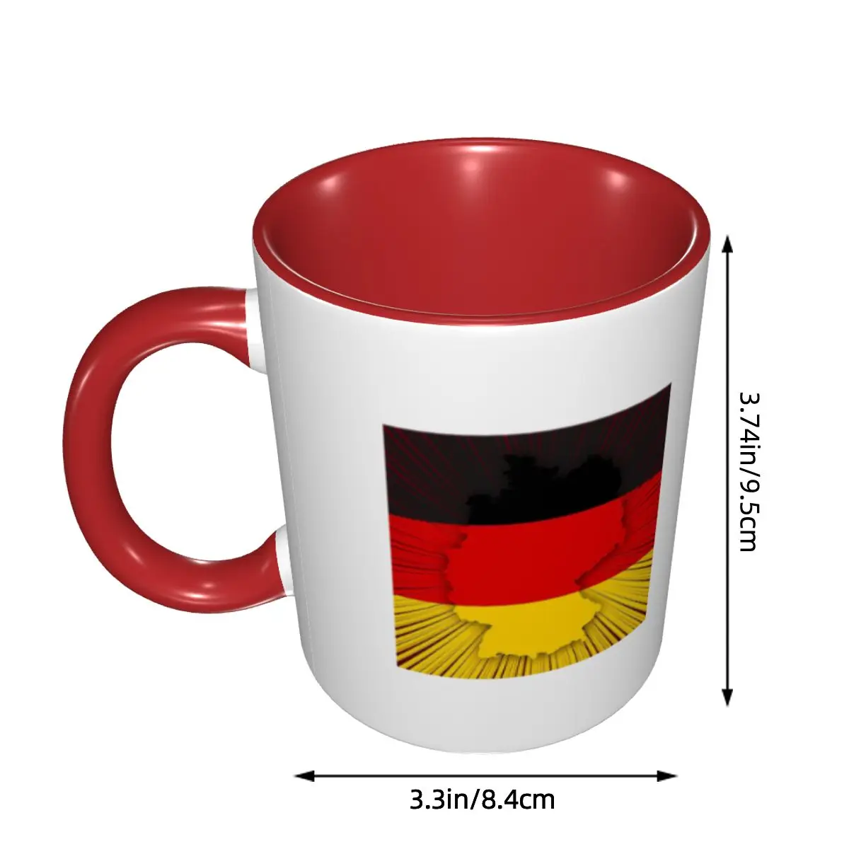 German Eagle Mug Funny Ceramic Coffee Cups Tea Mugs Milk Cup Drinkware Gifts for Woman Man
