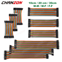 10cm 20cm 30cm Jumper Wire Dupont Cable 24AWG Copper Ribbon Male Female 40 Pin Long Line Connector for DIY Arduino Breadboard