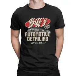 Back To The Future. Biff's Automotive Detailing Party Gifts T-Shirt Pure Cotton printed Vintage Clothes Graphic plus size