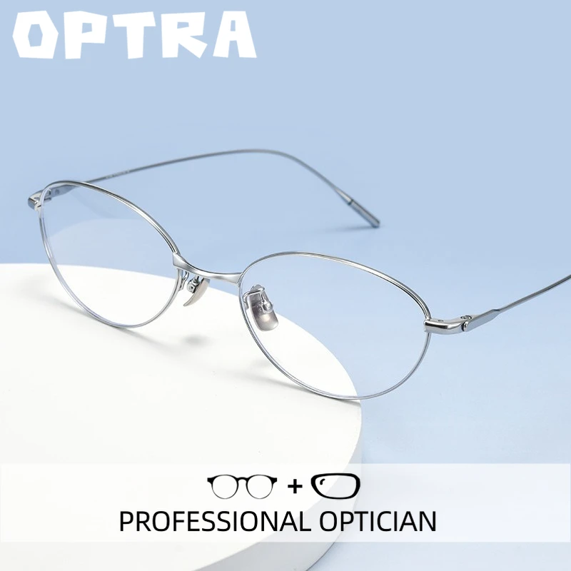 

OPTRA Versatile Women Anti Blue Ray Myopia Photochromic Glasses Ultralight Reading Glasses Custom Prescription Optical Eyewear