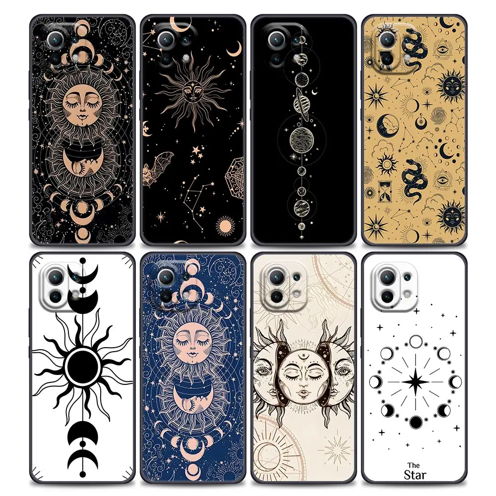 

Sun Moon Tarot Card Astrology Magic For Xiaomi 15T 11T 12T 13T 14T Pro Phone Case Mi POCO X7 X8 M7 F7 Pro F8 Ulra F6 M6 X6 Cover