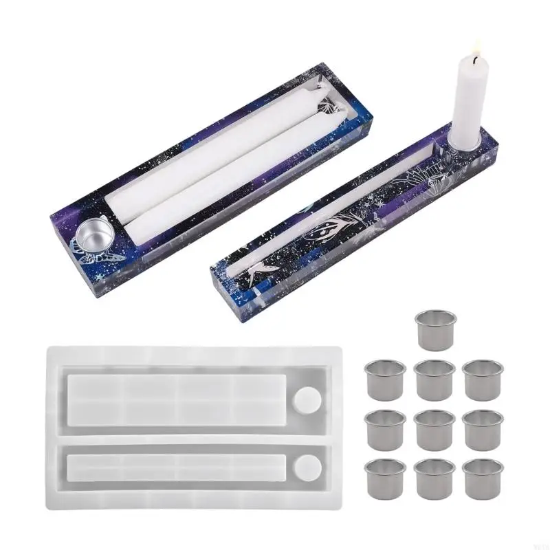 

W0YA Premium Safe Silicone Mold Detachable Frame Diy Jewelry Gift Containers