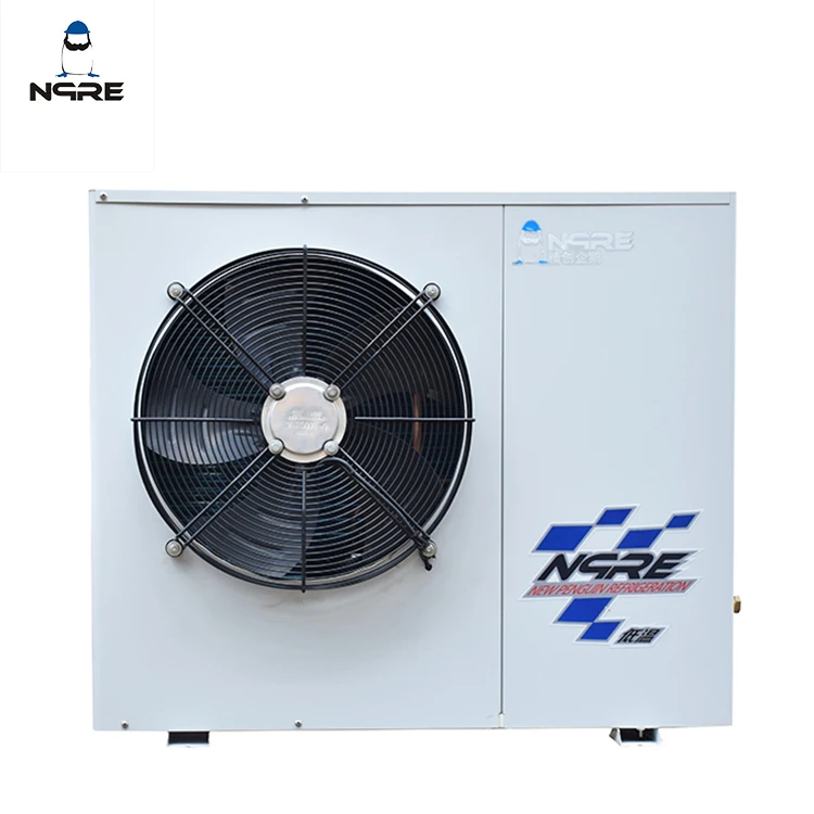 Copeland R22 R410A Cold Room Best Price High Quality 4HP 1 fan Air-cooled Scroll Refrigerant Compressor Condensing unit