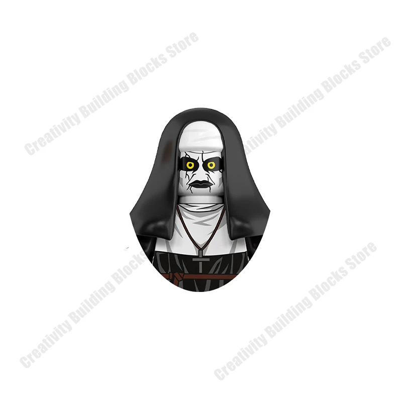 NEW Pumpkin Man Witch Vampire Mini 3D DIY Halloween Cartoon Figures Model Building Block Toys Children's Birthday Gifts Boys