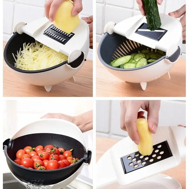 

Kitchen Multifunctional Cutting Tool JC778 Potato Thread Cutter Slicer Peeler Home Use Vegetable Cutter Dicing Tool