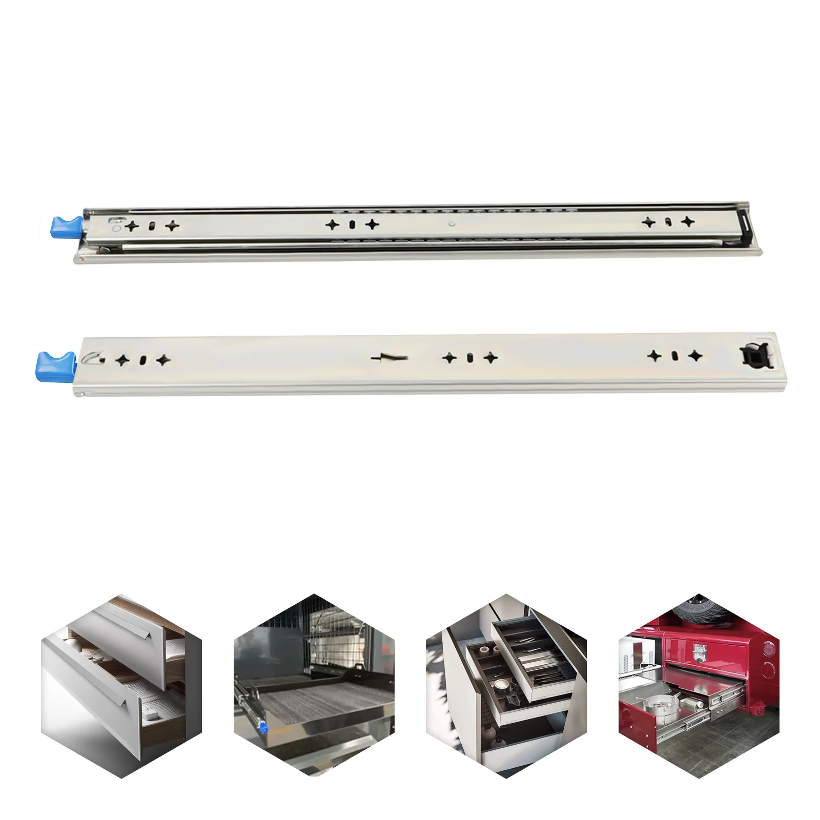 Heavy Duty Drawer Slides with Lock 20