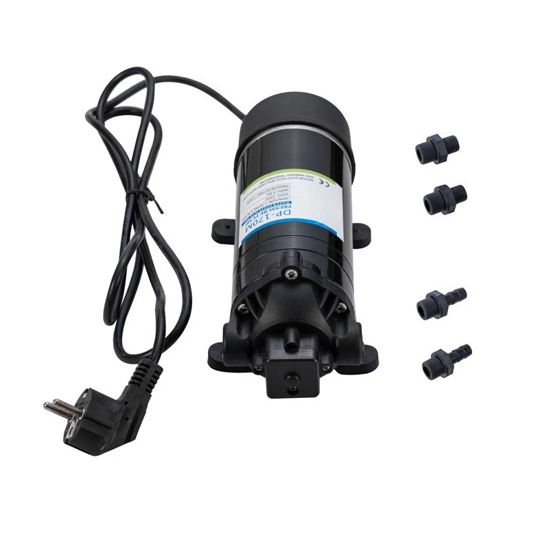 DP170M Diaphragm pump High pressure water pump Agricultural irrigation Industrial atomization DC 12v/24v Rated head 60PSI