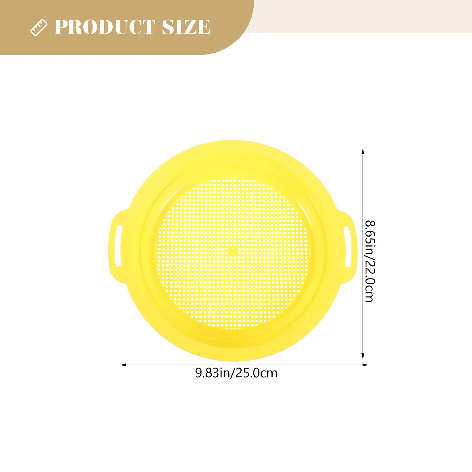 1Set Sifting Pan for Gold Mining Lightweight Mesh Sieve Pan Easy Clean Design Beach River Panning Tool Kit Sand Sifter