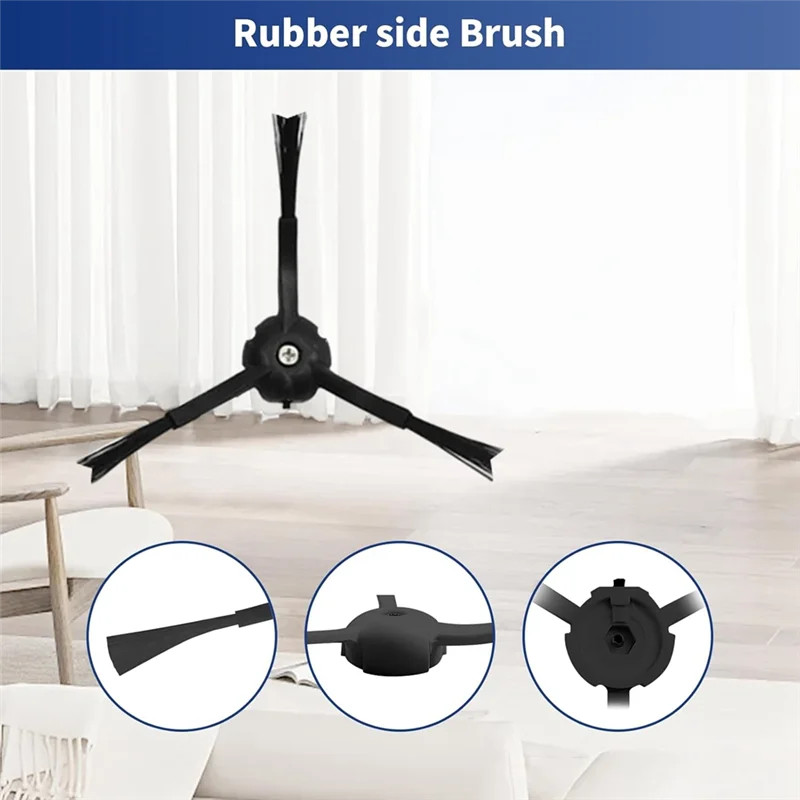 ABRW-Sostituzione spazzola laterale a rullo per Roborock S7,S7+,S7 Maxv,S7 Maxv Plus,Q7, Q7+, Q7 Max, Q7 Max Plus,Q Revo Accessori