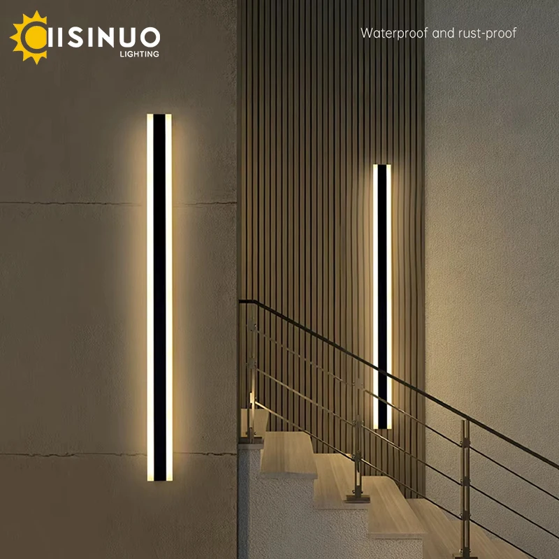 IP67 Waterproof Rust-Proof Outdoor Wall Light Stainless Steel Patio Porch Lighting Triac Dimmable 10%-100% Corridor Garden Lamps