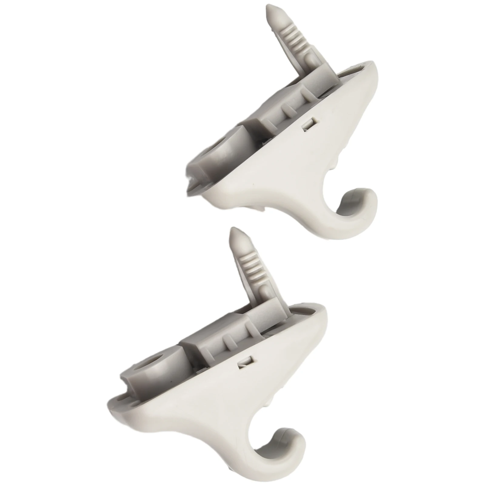 Retainer Fastener Sun Visor Clip Grey Parts Replacement Support Vehicle 2pcs 85235C9000 ABS Accessories Brand New