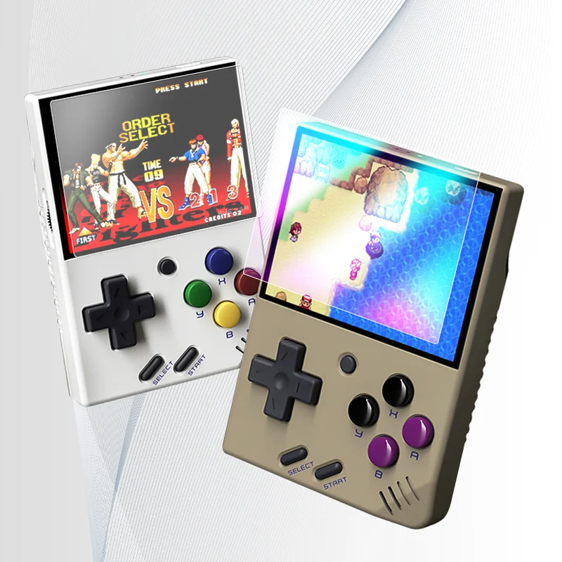 Miyoo mini v2用の硬質強化ガラス保護フィルム,ポータブルゲームコンソール用の保護アクセサリー