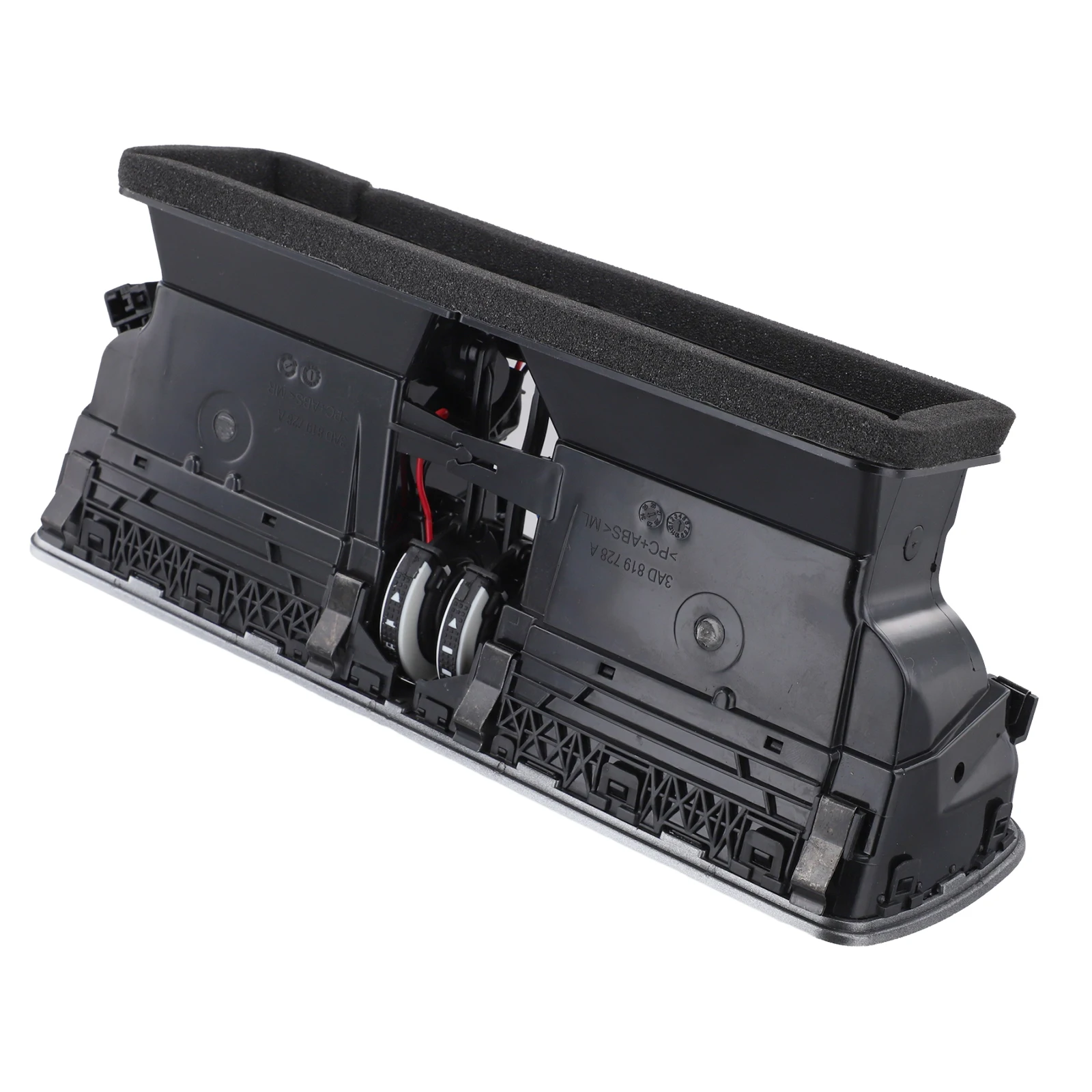 

Adjustable Airflow Cover Air Conditioning Vent Cover Car Interior Upgrade BLACK Adjustable Vent Cover Accessory For PASSAT R36