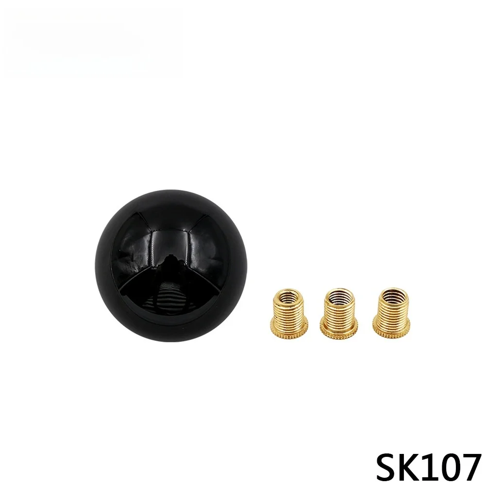 For Manual Transmission Gear Shift Knob Round Acrylic Lightweight Design Compatible with Most Vehicles and Thread Sizes