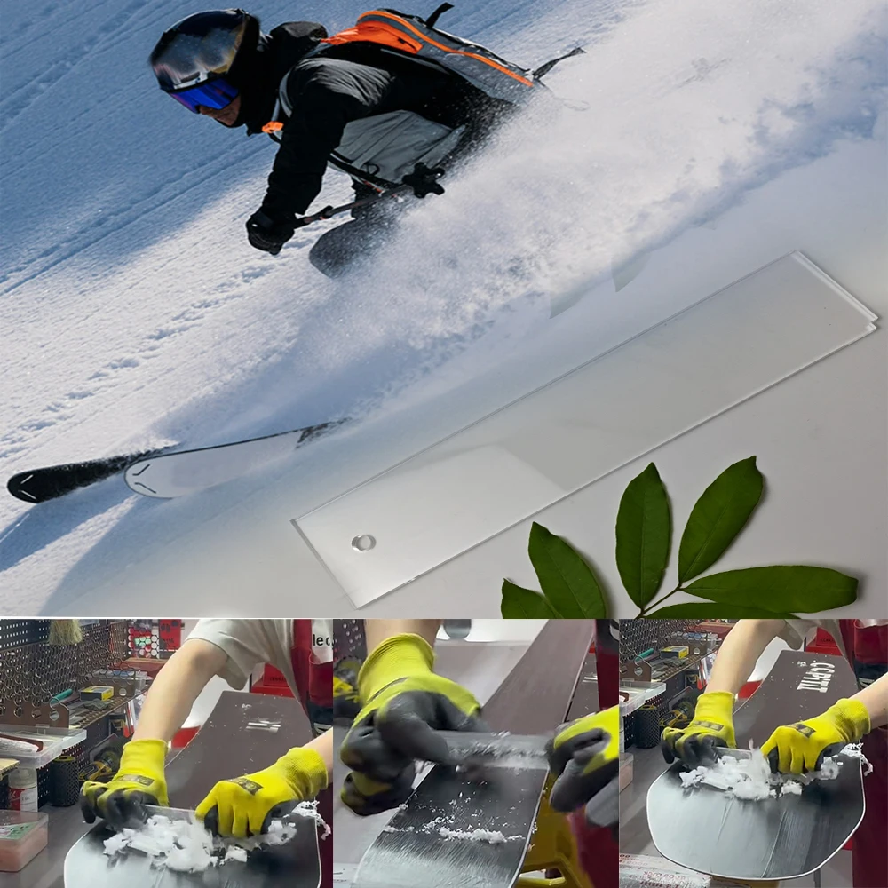 Ski tool Snowboard Wax Scraper Snowboard Maintenance Wiper Snowboard Wax Scraper Double Board Waxing Removal Tools