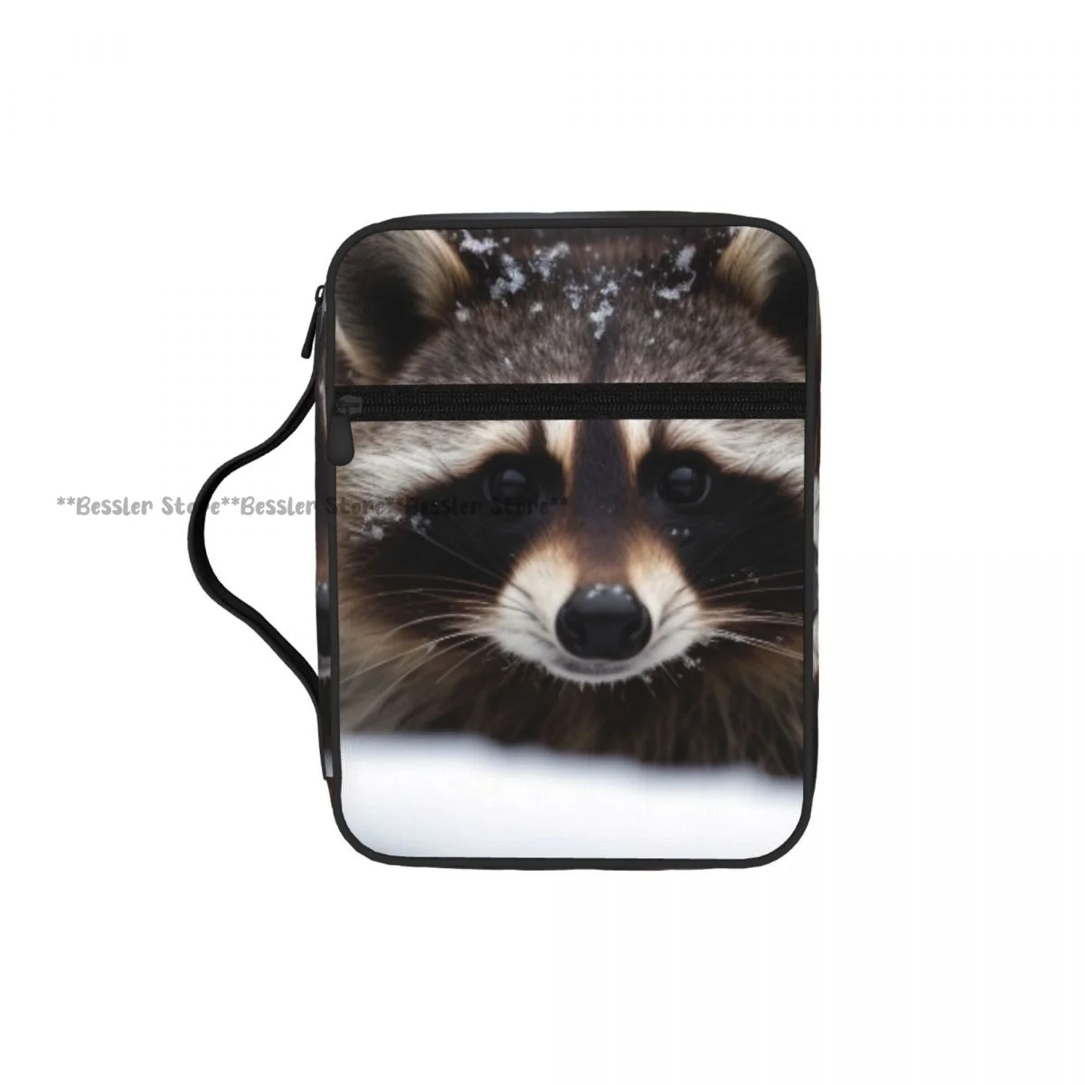 

Сумка-чехол для хранения молитвенников и Библии, зимний чехол для Библии из енотовой кожи, церковная молитвенная сумка на молнии, чехол для книг