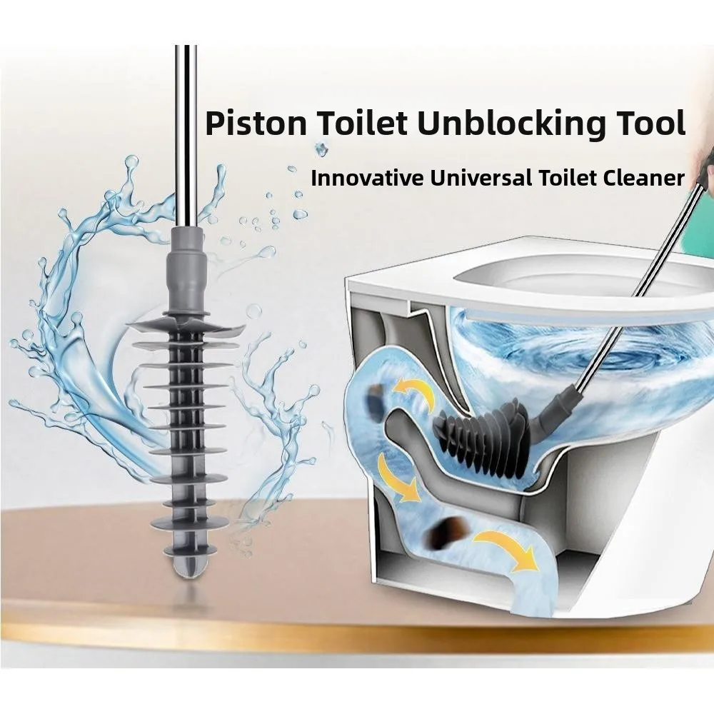 

Ручной вантуз-насос для унитаза, инструмент для чистки канализации, ручной очиститель засоров в унитазе