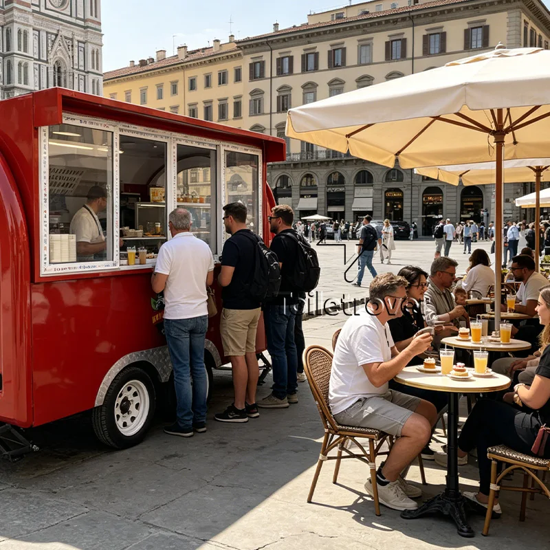 

USA UK Standard Remorque Food Truck Mobile Food Truck Trailer Food Cart Trailer Ice Cream Fast Food Trailer with Air Conditioner