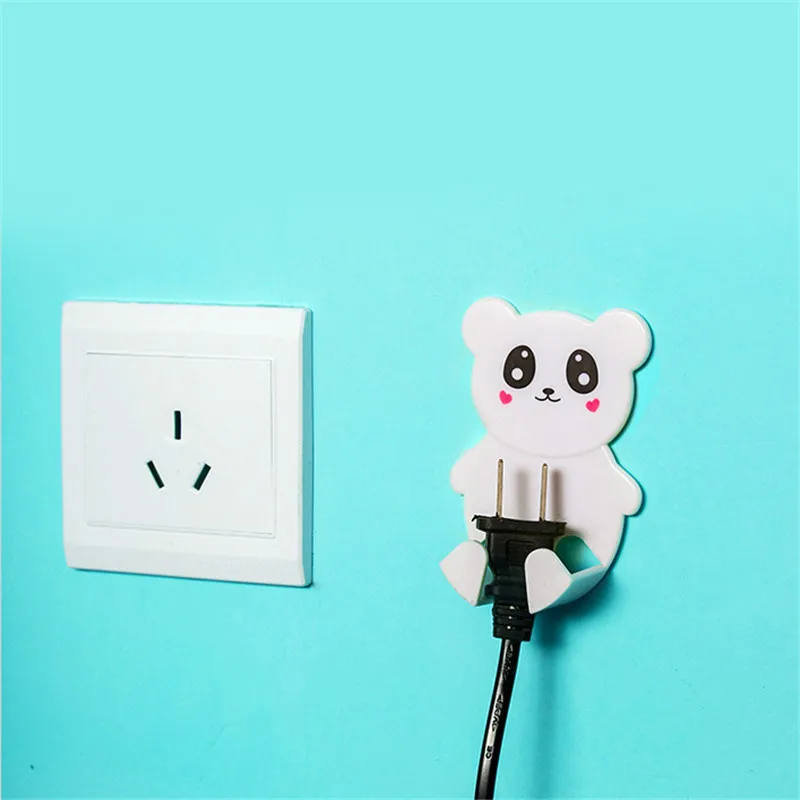 Creative Cartoon Animal Hook Powerful Traceless Hook Storage Clothes Hook Wall Kitchen Bathroom Adhesive Hook Wall Hanging