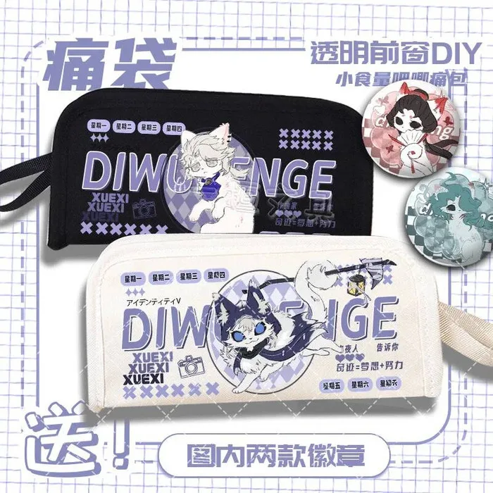 

Identity V Night Watchman Joseph Cat Cartoon Portable For Middle And High School Students Large Capacity Multifunctio Anime GAME